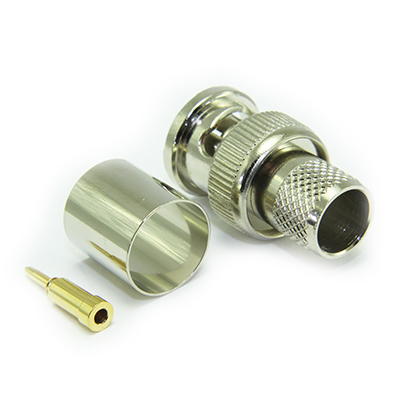 BNC Straight 75 Ohm Crimp / Crimp  Plug - Image 3