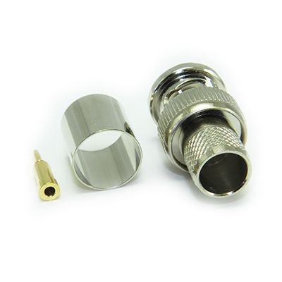 BNC Straight 75 Ohm Crimp / Crimp  Plug - Image 4