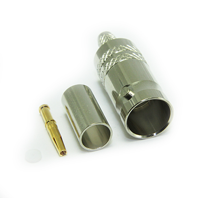BNC Straight Crimp / Crimp Jack True 75 Ohm ( 3 GHz ) - Image 2