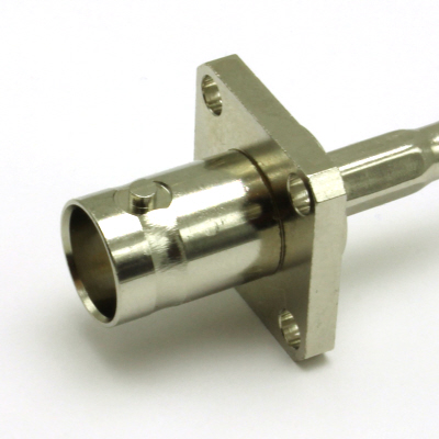 10-278-B3-AK - BNC 4 Hole Flange mount Crimp / Crimp Jack 