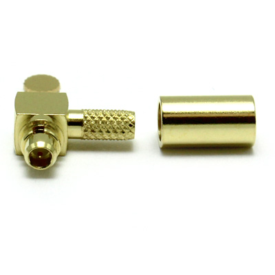 MMCX Right Angle Solder / Crimp Plug - Image 2