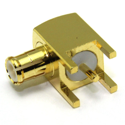 MCX End Launch PCB Mount Plug 1.7mm - Image 1