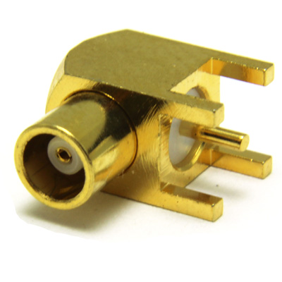 MCX Right Angle PCB Mount Jack - Image 1