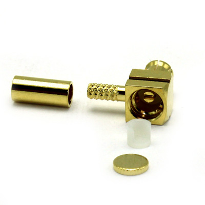 MCX Right Angle Solder / Crimp Plug - Image 3