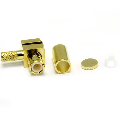 MCX Right Angle Solder / Crimp Plug - Image 2