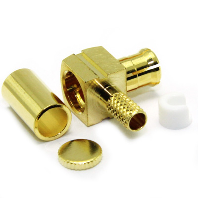 MCX Right Angle Solder / Crimp Plug - Image 4