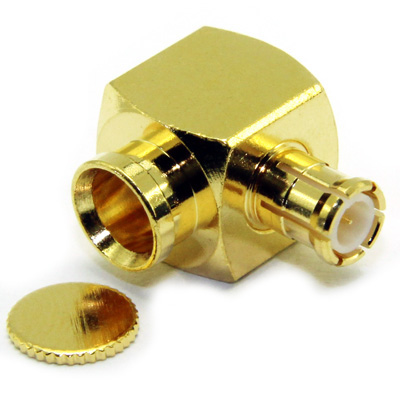 45-108-D3-HB - MCX Right Angle Solder / Solder Plug 