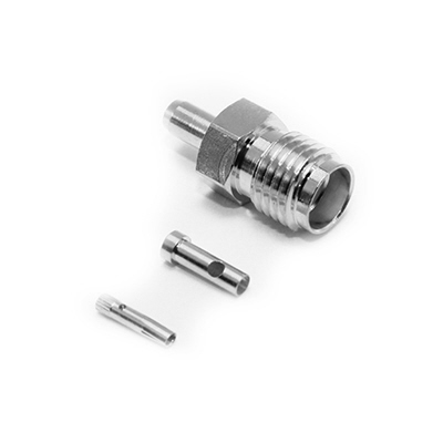 30-054-B3-AD - SMA Crimp / Crimp Jack ( Nickel ) 