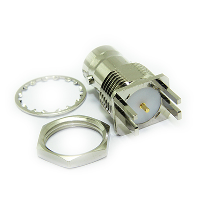 BNC End Launch Bulkhead Jack True 75 Ohm 3G ( Board Thickness 1.6mm) - Image 3