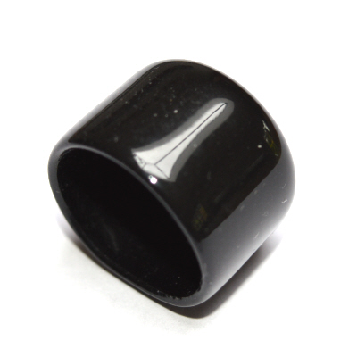 Black PVC protective cap (20.5mm x 15mm) - Image 1