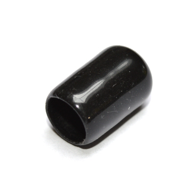 Black PVC protective cap (9.5mm x 16mm) - Image 1