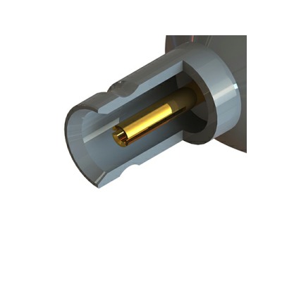 52-054-D6-BD - 1.0/2.3 Crimp / Crimp Jack 75 Ohm ( 1Ghz ) 