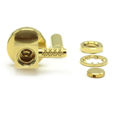 SMB Right Angle Bulkhead Solder/Crimp Jack IP68 Hermetically Sealed - Image 3