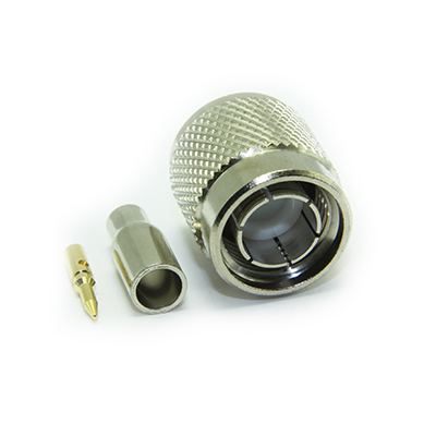 TNC Crimp / Crimp Plug 75 Ohm ( 4 Part ) - Image 2