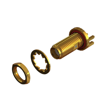 30-462-2-D3-1.6mm - SMA IP68 End Launch Bulkhead Jack 1.6