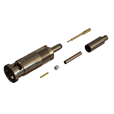 67-005-B3-AA- Micro BNC Straight Crimp / Crimp Plug 50 ohm 