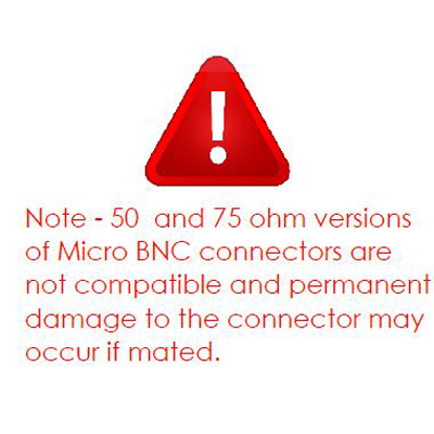 Micro BNC Straight Crimp / Crimp Plug 50 ohm - Image 4