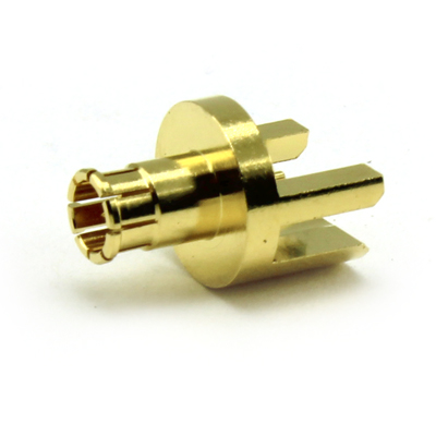 67-409-D126-1.6 - Micro BNC PCB End Launch Mount Push On Plug 12GHz