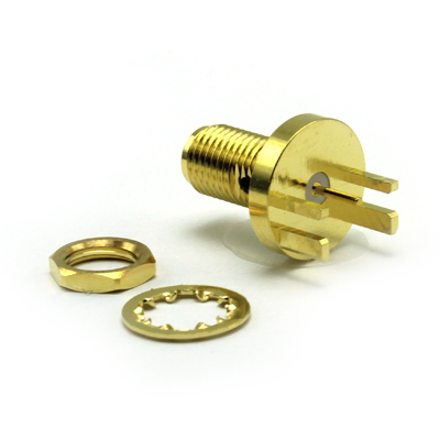 SMA IP68 End Launch Bulkhead Jack 1.6mm - Image 3