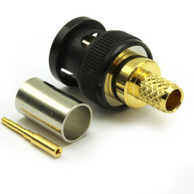 'KORUS' Ultra HD 12G BNC Straight Crimp / Crimp Plug True 75 Ohm - Image 4