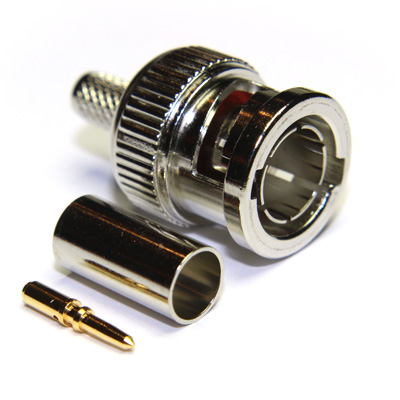 10-005-B36-EF1 - BNC High Definition Crimp/Crimp Plug, True 75ohm SMPTE 424M (3G) 
