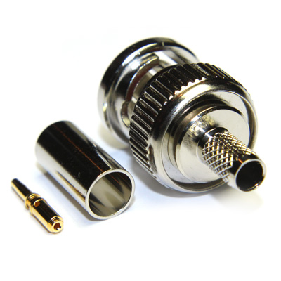BNC High Definition Crimp/Crimp Plug, True 75ohm SMPTE 424M  (3G) - Image 3