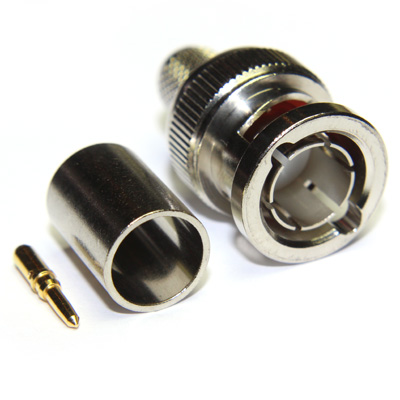10-005-B36-FC1 - BNC High Definition Crimp/Crimp Plug, True 75ohm SMPTE 424M (3G) 