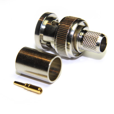 BNC High Definition Crimp/Crimp Plug, True 75ohm SMPTE 424M (3G) - Image 3