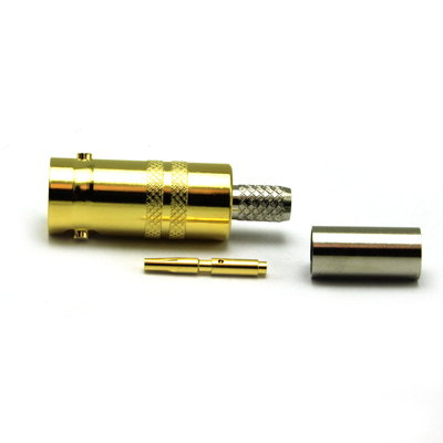 BNC Straight Crimp / Crimp Jack True 75 Ohm (12GHz) - Image 3