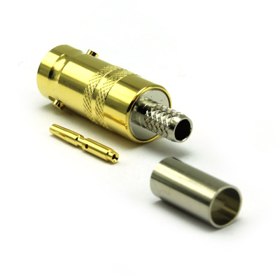 BNC Straight Crimp / Crimp Jack True 75 Ohm (12GHz) - Image 4