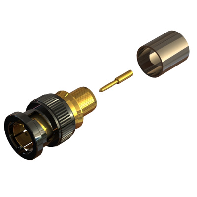 10-005-W126-JD - 'KORUS' Ultra HD 12G BNC Plug, 