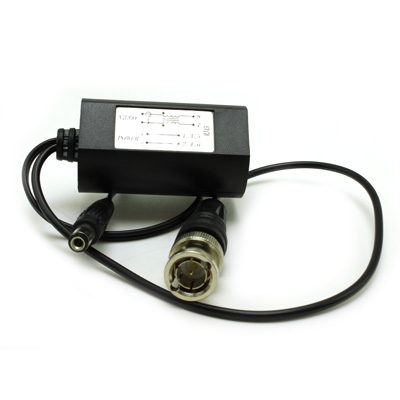 BNC Plug to RJ45 Socket 75 Ohm Video Balun (2.1 Power Plug) - Image 2