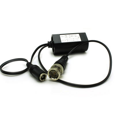 BNC Plug to RJ45 Socket 75 Ohm Video Balun (2.1 Power Socket) - Image 1