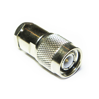 TNC Straight Solder / Top Hat Clamp Plug - Image 1