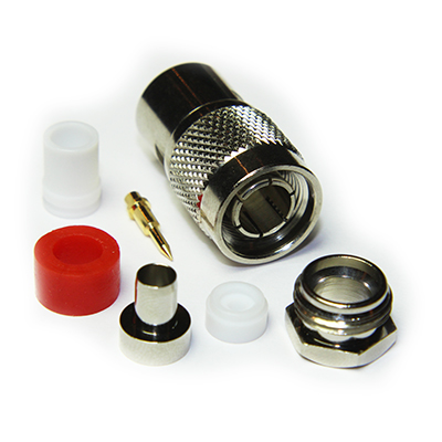 TNC Straight Solder / Top Hat Clamp Plug - Image 2