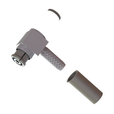 56-105-Q3-AA - SMP Non Magnetic Right Angle Solder / Crimp Plug 