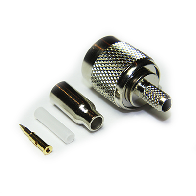 TNC Crimp / Crimp Plug 50 Ohm ( 4 Part ) - Image 3