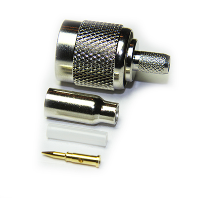 TNC Crimp / Crimp Plug 50 Ohm ( 4 Part ) - Image 4