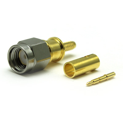 SMA Stainless Steel Crimp / Crimp Plug IP68 Mated - Image 1