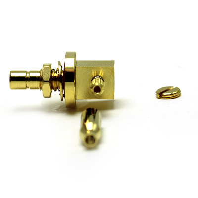 SMB Right Angle Bulkhead Solder/Crimp Jack IP68 Hermetically Sealed - Image 2