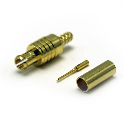 45-005-D6-AB - MCX 75 Ohm Straight Crimp / Crimp Plug 