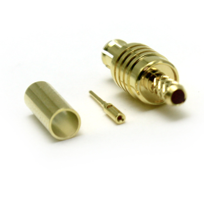 MCX 75 Ohm Straight Crimp / Crimp Plug - Image 3