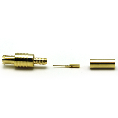 MCX 75 Ohm Straight Crimp / Crimp Plug - Image 4