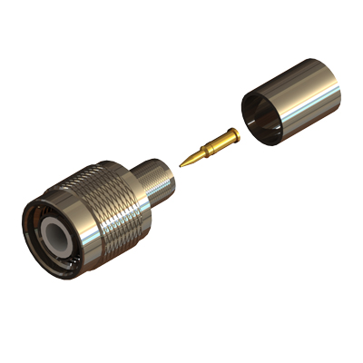 13-005-B3-AV - TNC Crimp / Crimp Plug 50 Ohm 