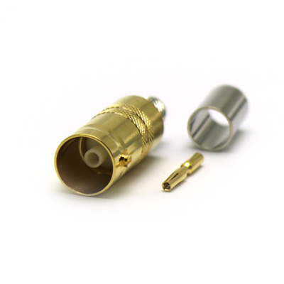 BNC Straight Crimp / Crimp Jack True 75 Ohm (12GHz) - Image 2