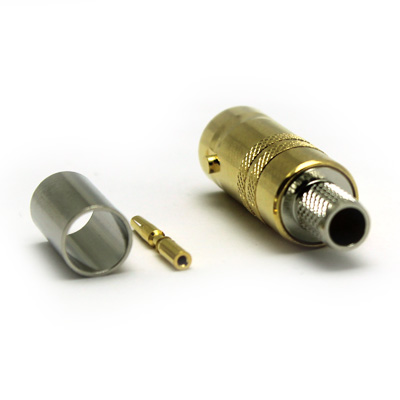 BNC Straight Crimp / Crimp Jack True 75 Ohm (12GHz) - Image 3