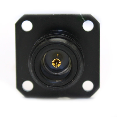 N Type Jack to SMA Jack 1" Sq 4 Hole Flange Black Plated - Image 4