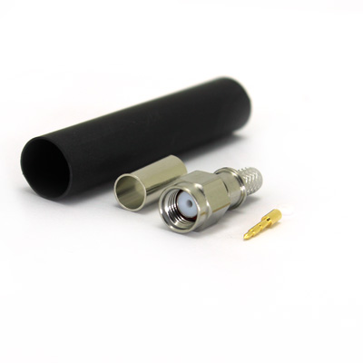 30-045-H3-DA - SMA Stainless Steel Crimp / Crimp Plug IP68 Mated 