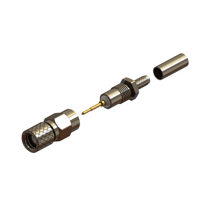 54-009-B3-AD - 10-32 (Microdot) Straight Solder/Crimp Plug 