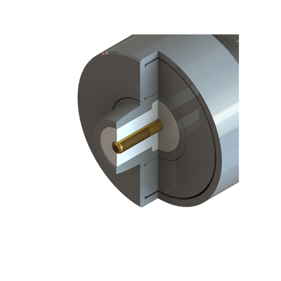 Magnetic Coupled 4 Hole Flange Bulkhead Top Hat Clamp Jack  - Image 2